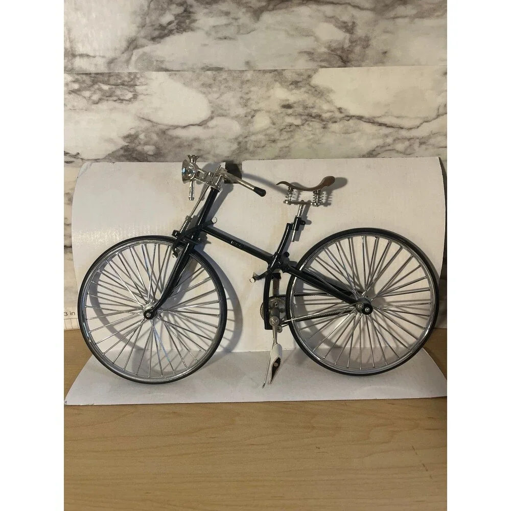 Byers Choice Accessory Black and Chrome Bicycle w/ Kickstand